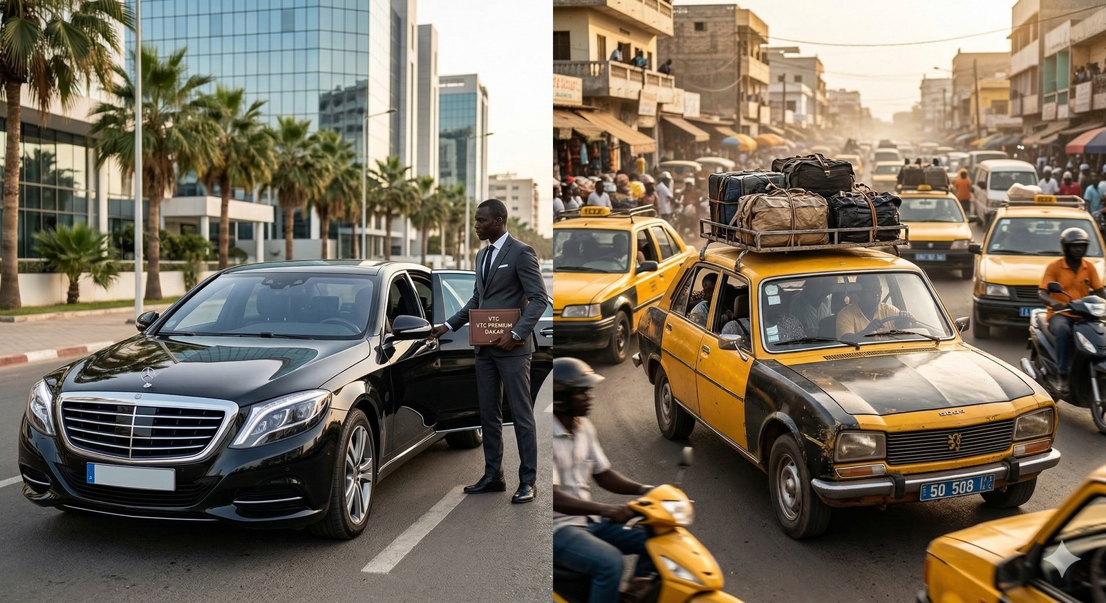 VTC ou taxi a Dakar : le comparatif complet